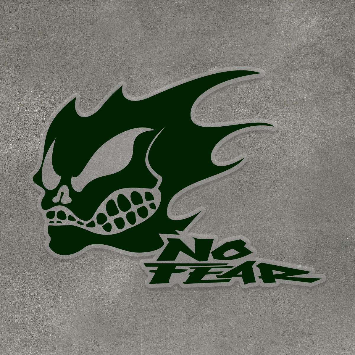 No Fear Sticker