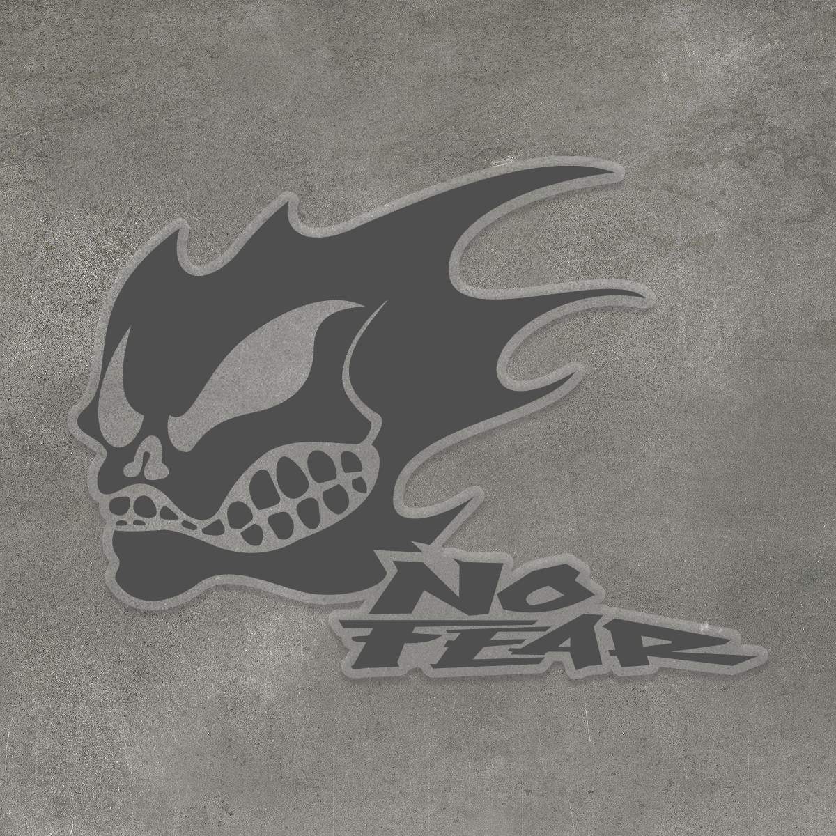 No Fear Sticker
