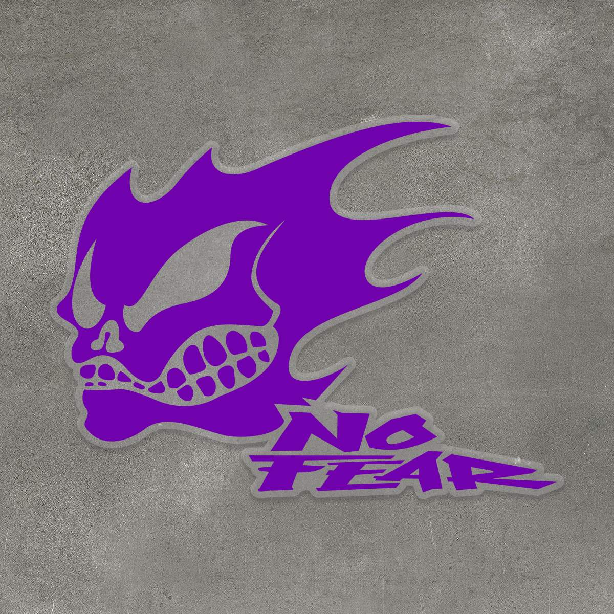 No Fear Sticker