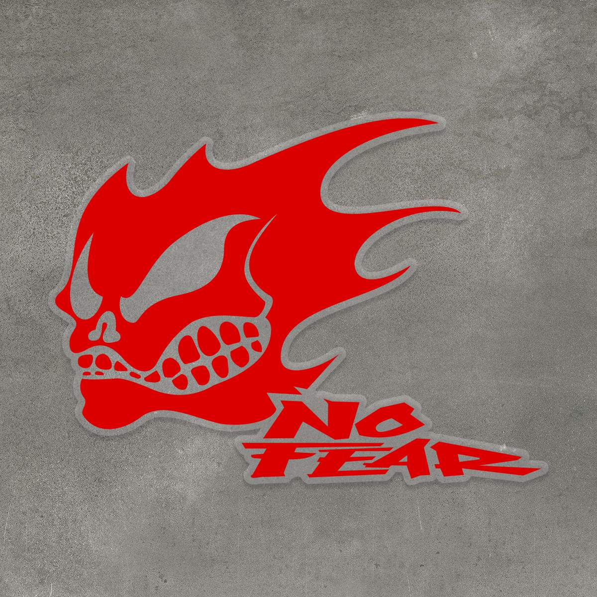 No Fear Sticker