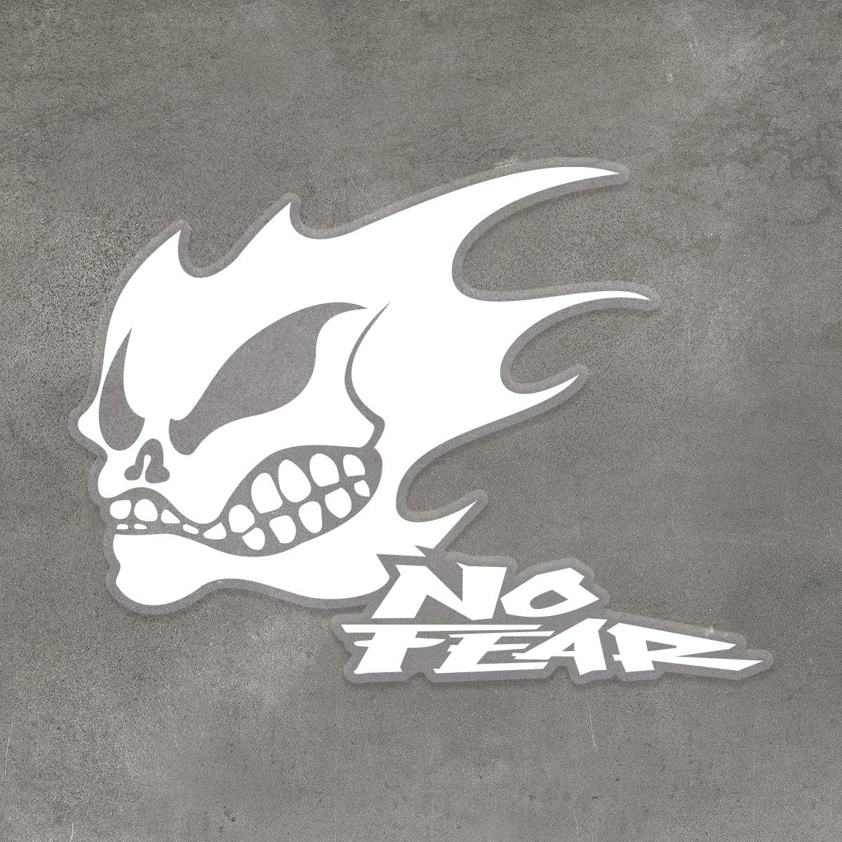 No Fear Sticker