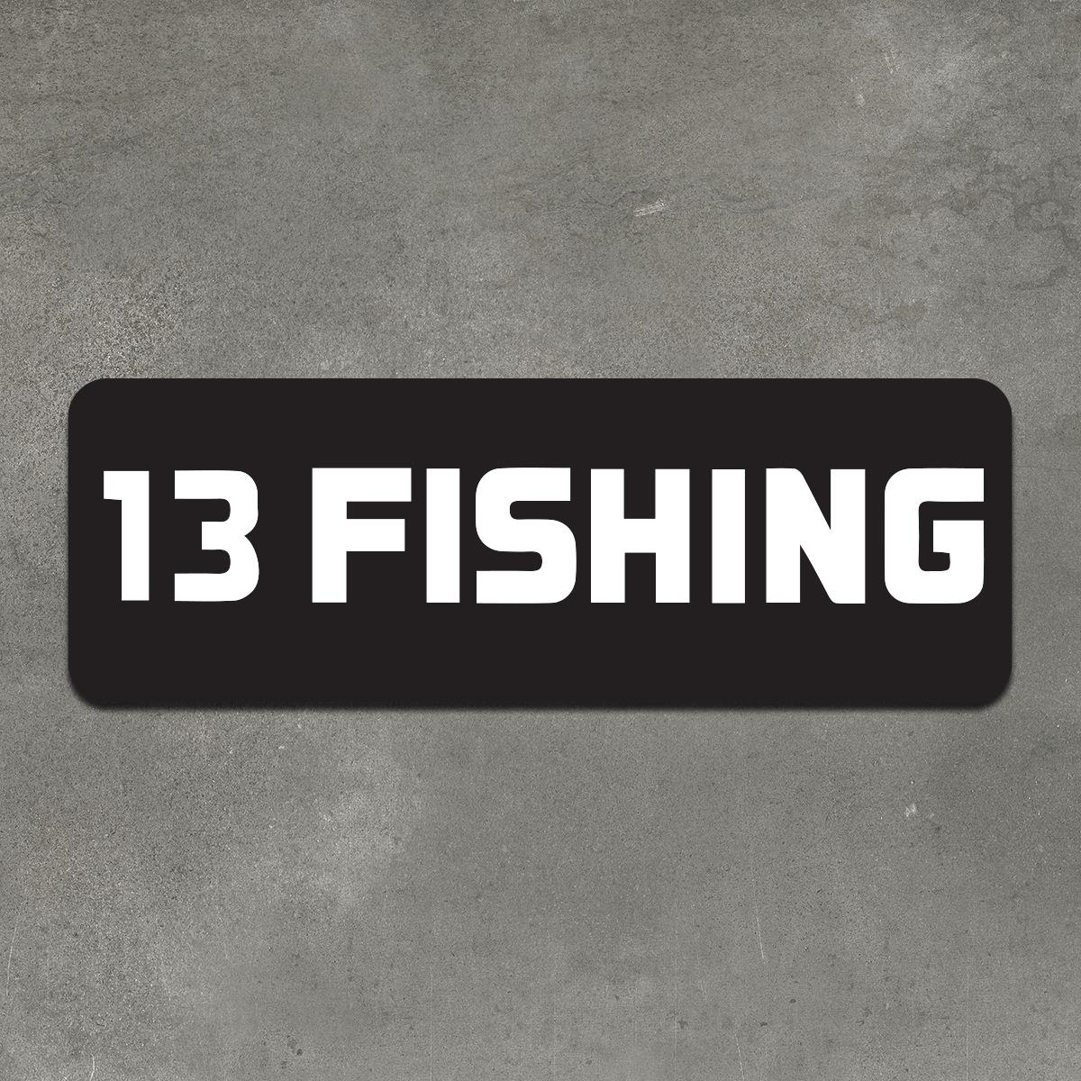 13 Fishing Sticker
