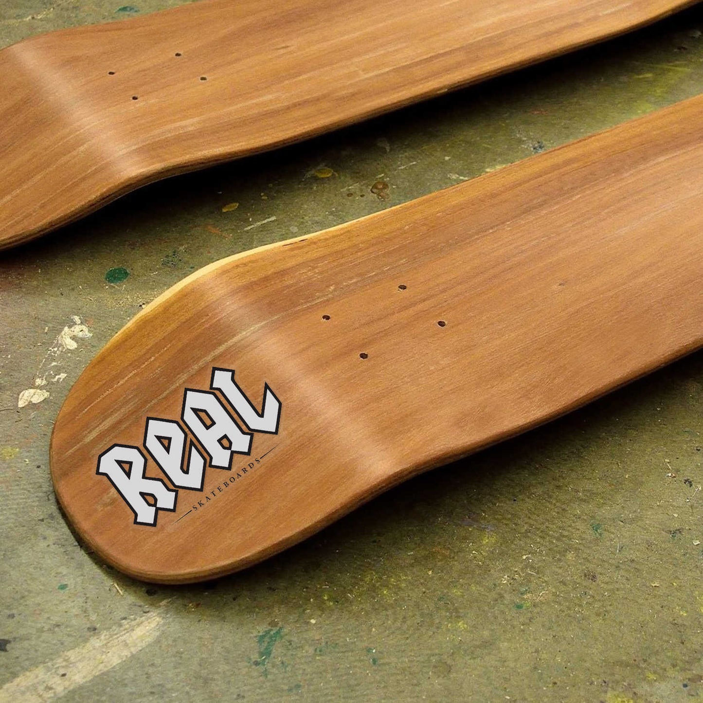 Real Skateboard Logo Vinyl Decal Sticker – Waterproof & UV Resistant