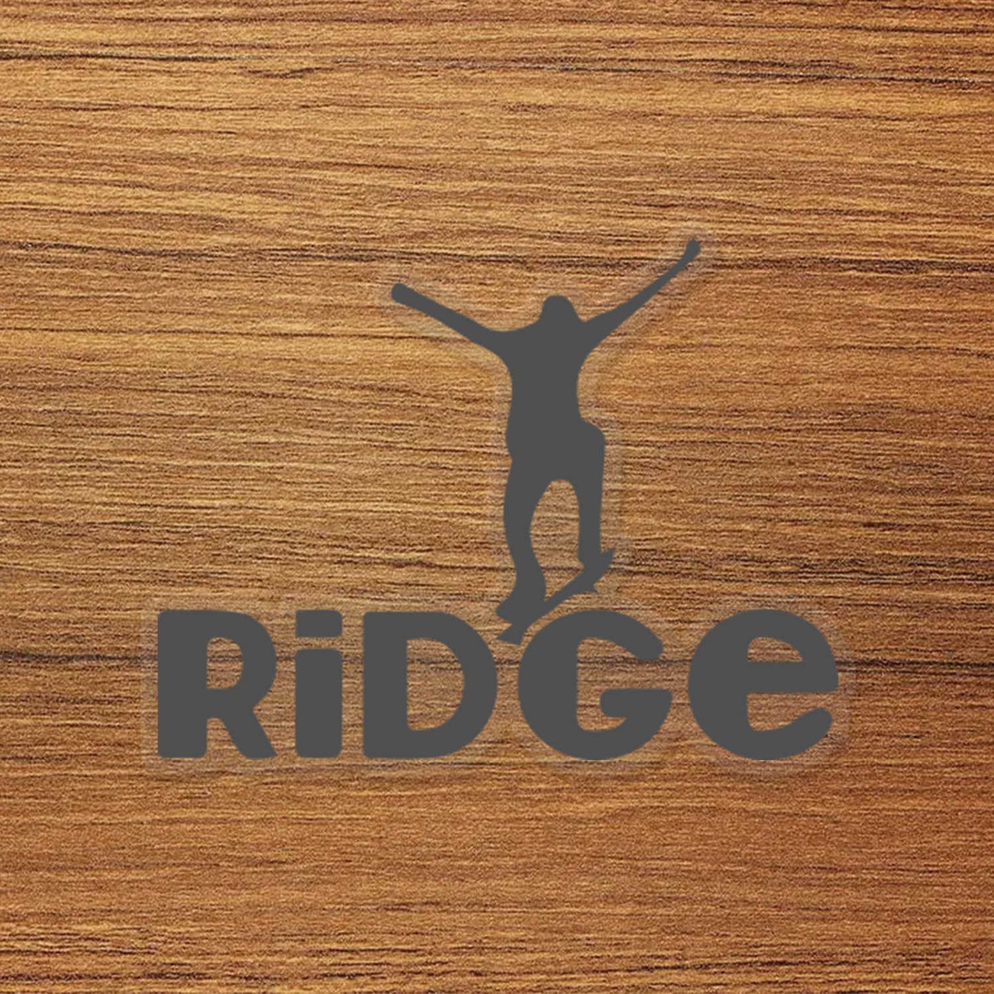 Ridge Skateboard Logo Vinyl Decal Sticker – Waterproof & Durable
