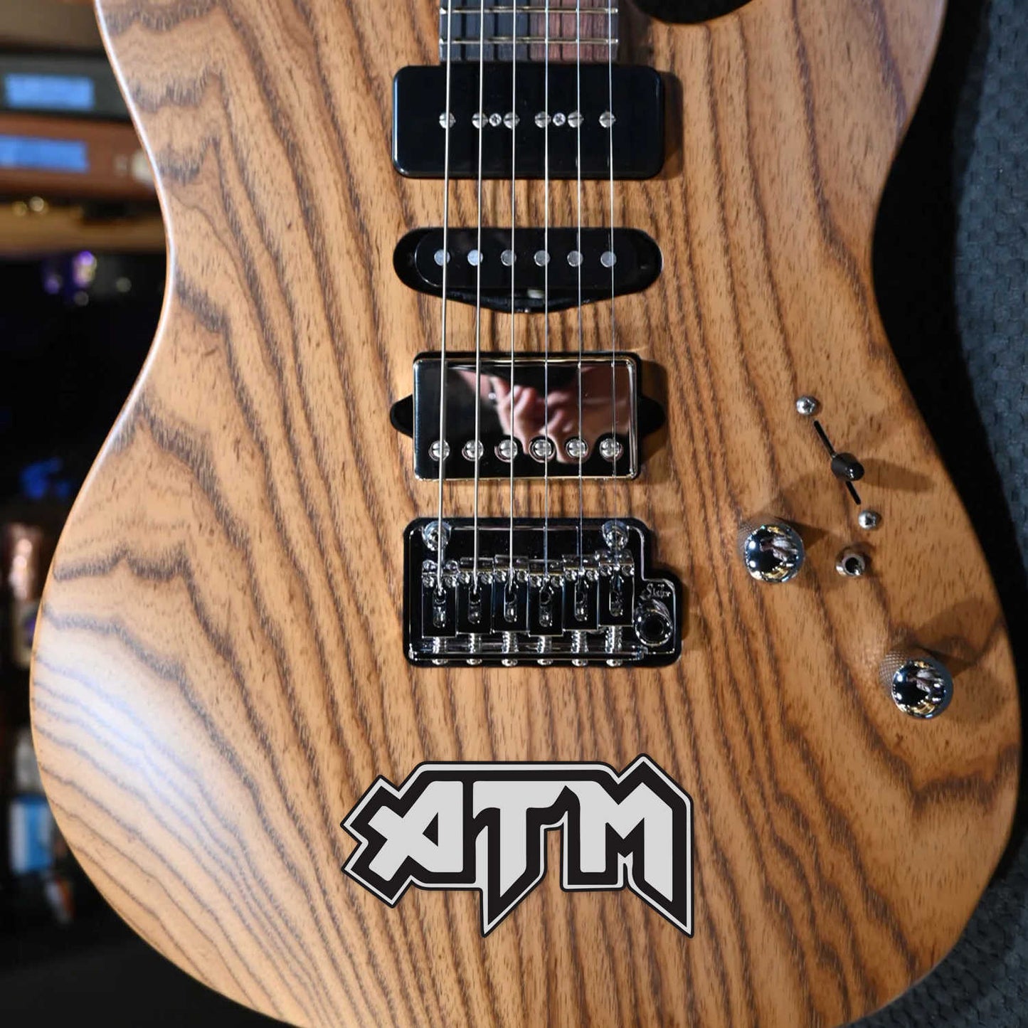 ATM Skateboard Logo Vinyl Decal Sticker – Waterproof & UV Resistant