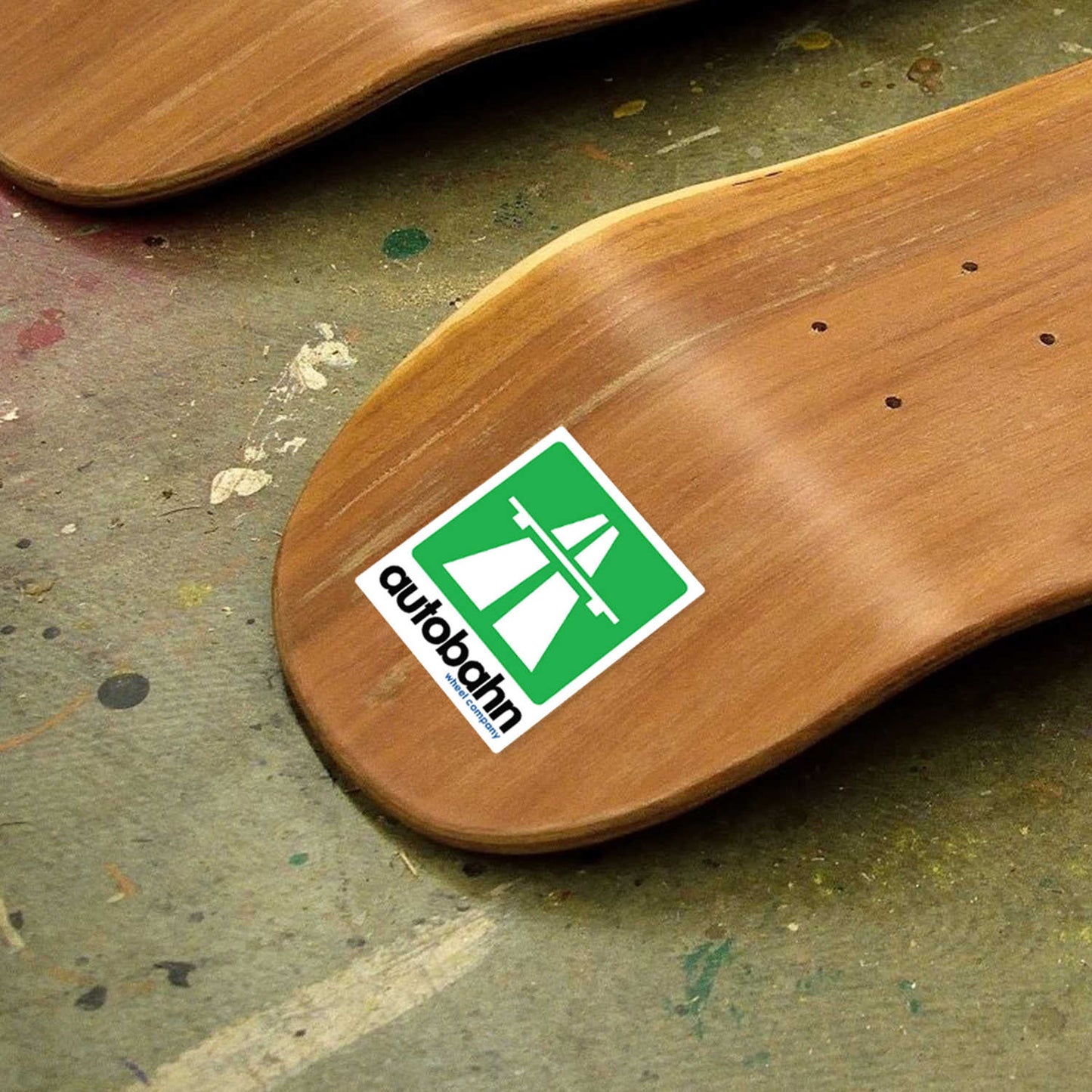 Autobahn Wheel Company Skateboard Logo Vinyl Decal Sticker – Waterproof & UV Resistant