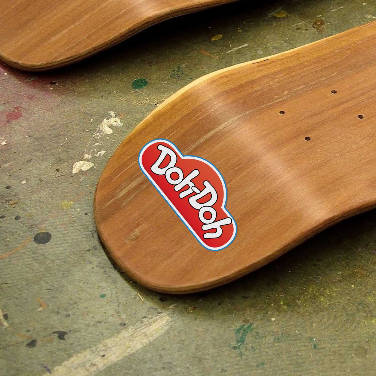 DohDoh Skateboard Logo Vinyl Decal Sticker – Waterproof & UV Resistant