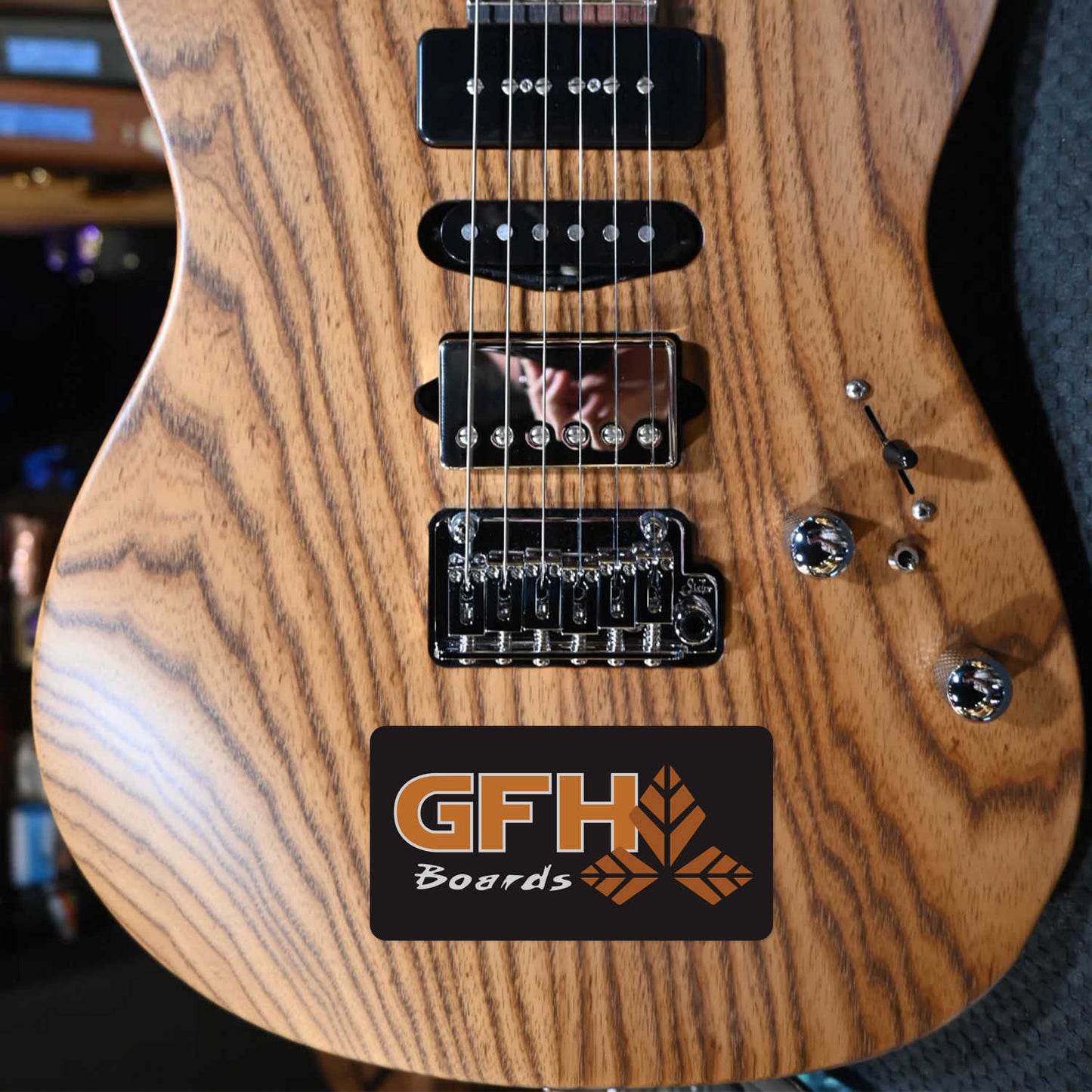 GFH Boards Skateboard Logo Vinyl Decal Sticker – Waterproof & UV Resistant