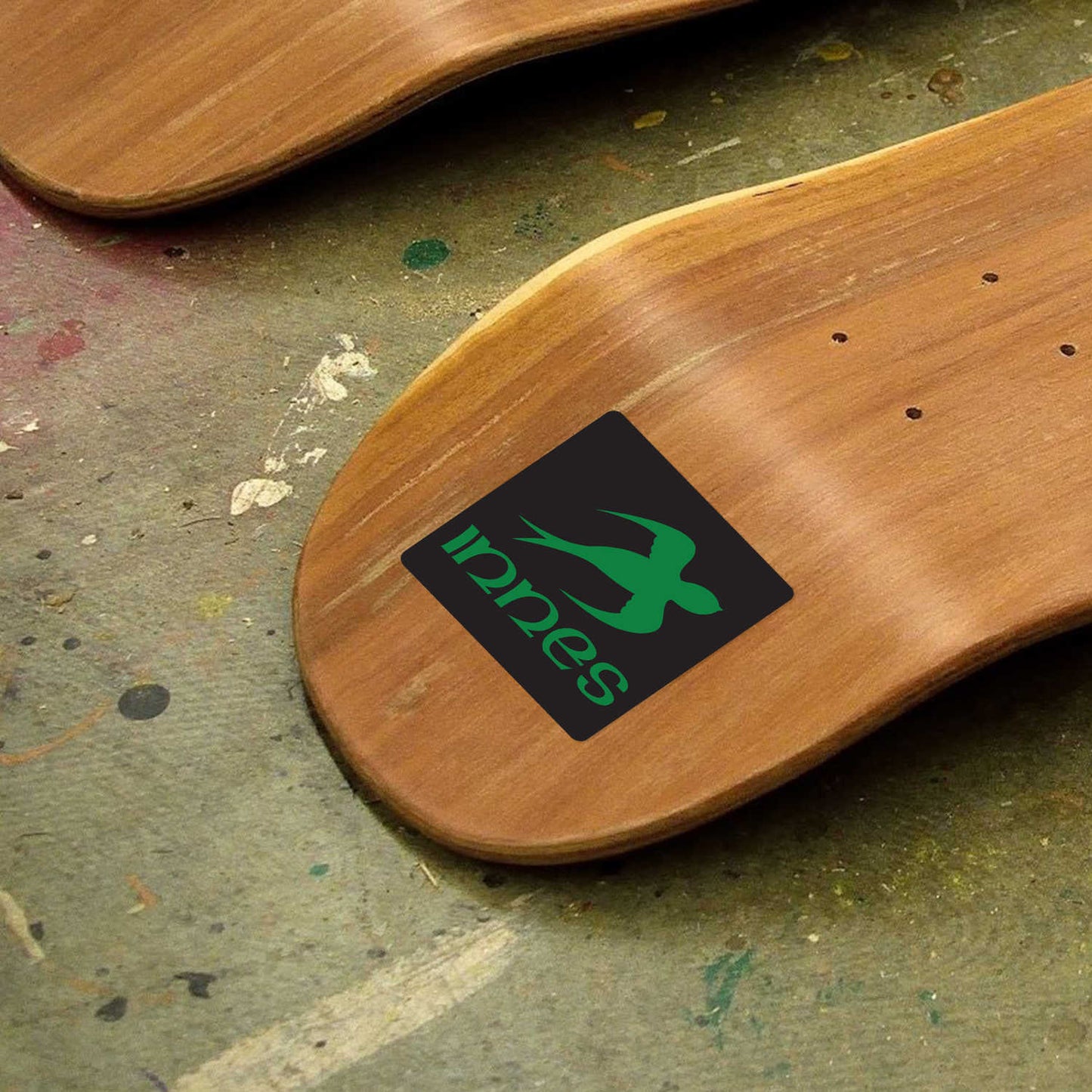 Innes Skateboard Logo Vinyl Decal Sticker – Waterproof & UV Resistant