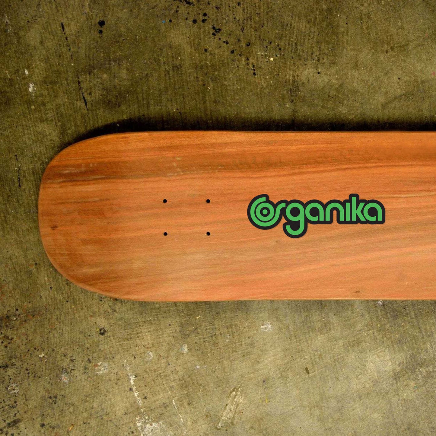 Organika Skateboard Logo Vinyl Decal Sticker – Waterproof & UV Resistant