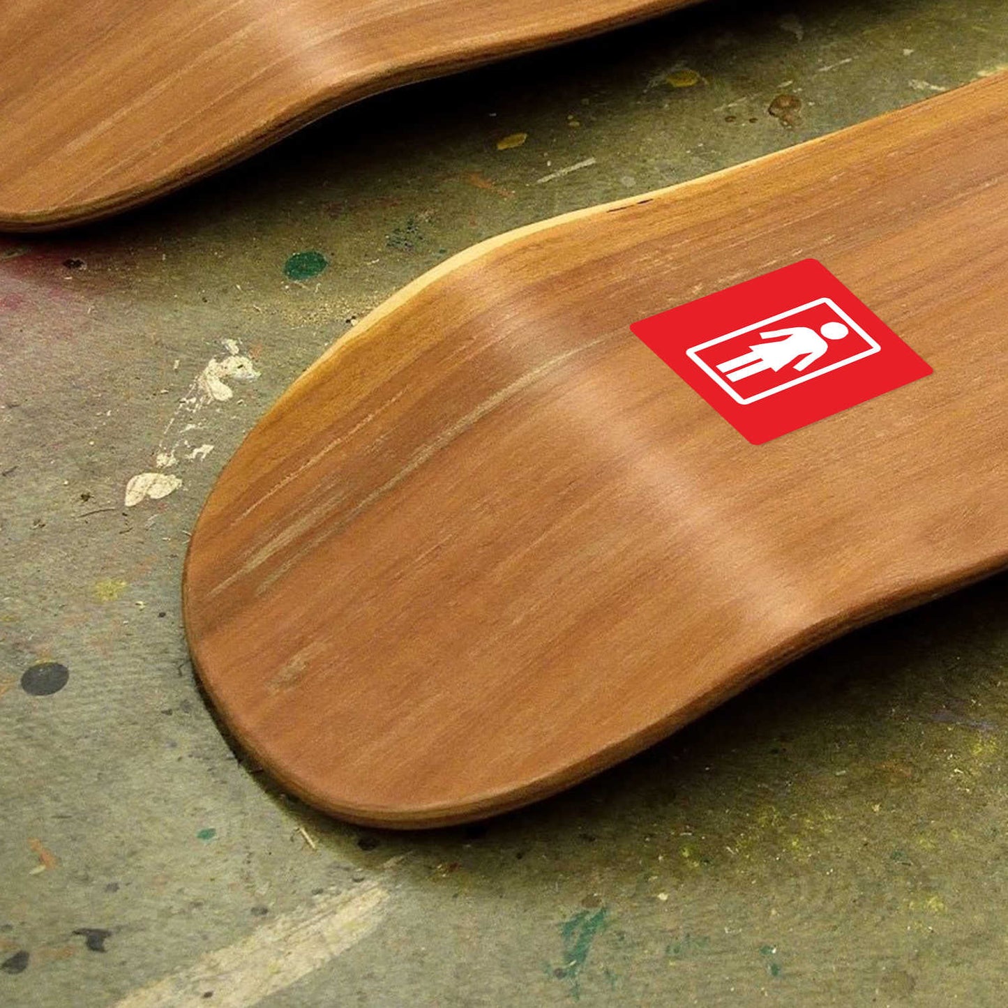 Girl Skateboard Logo Vinyl Decal Sticker – Waterproof & UV Resistant