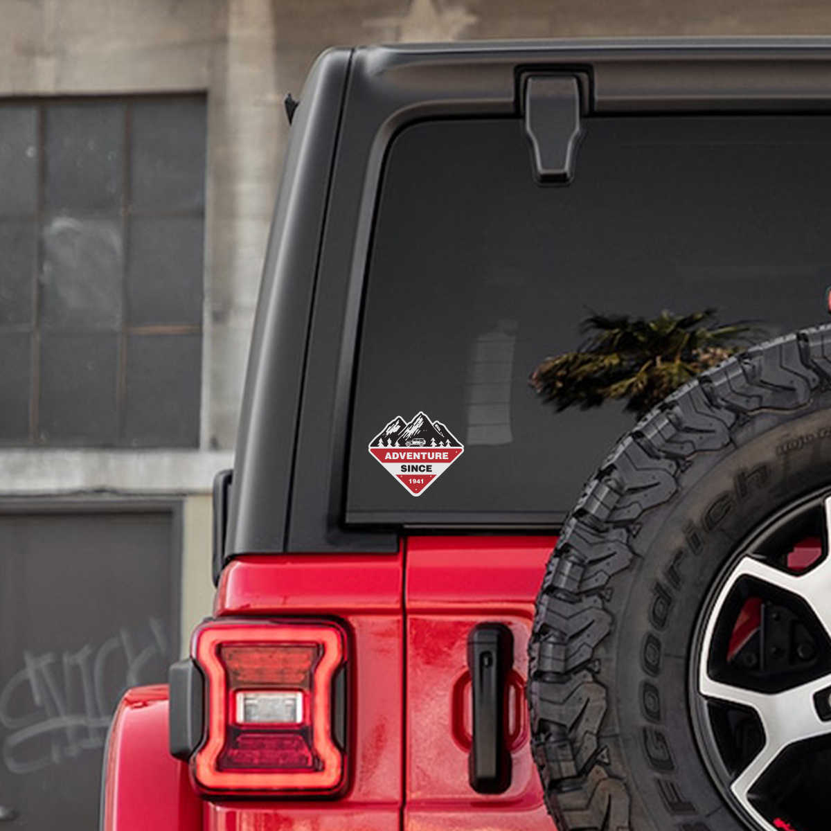 Jeep Adventure Since 1941 Sticker