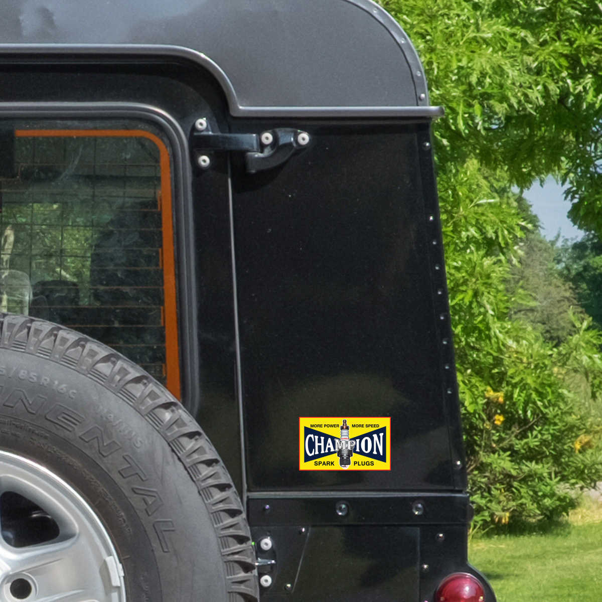 Champion Spark Plug Sticker