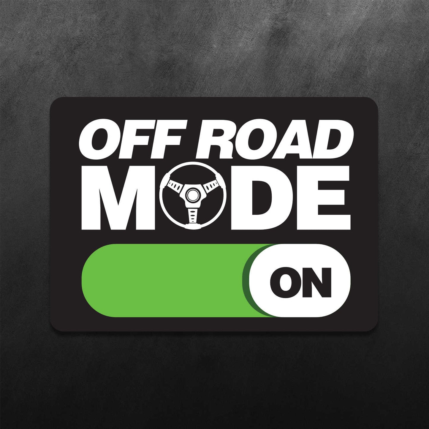 Off Road Mode On Sticker