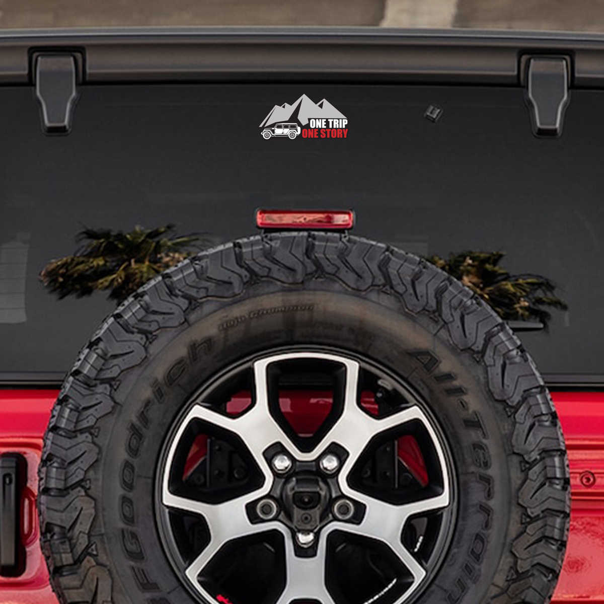 Jeep One Trip One Story Sticker