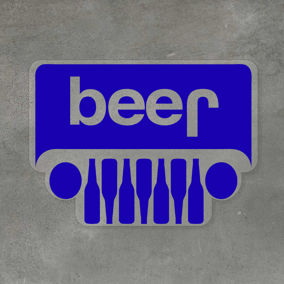 Jeep Beer Sticker