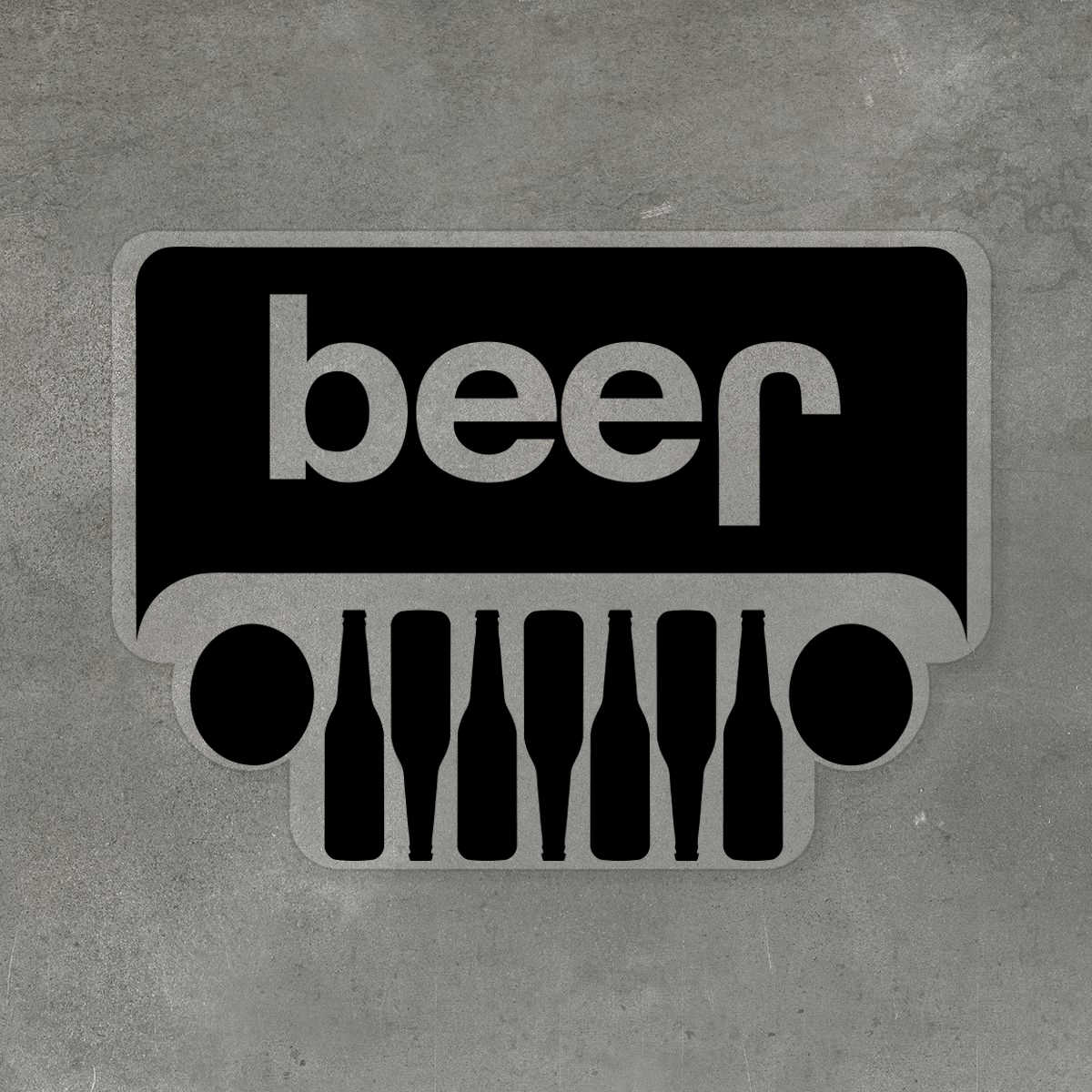 Jeep Beer Sticker