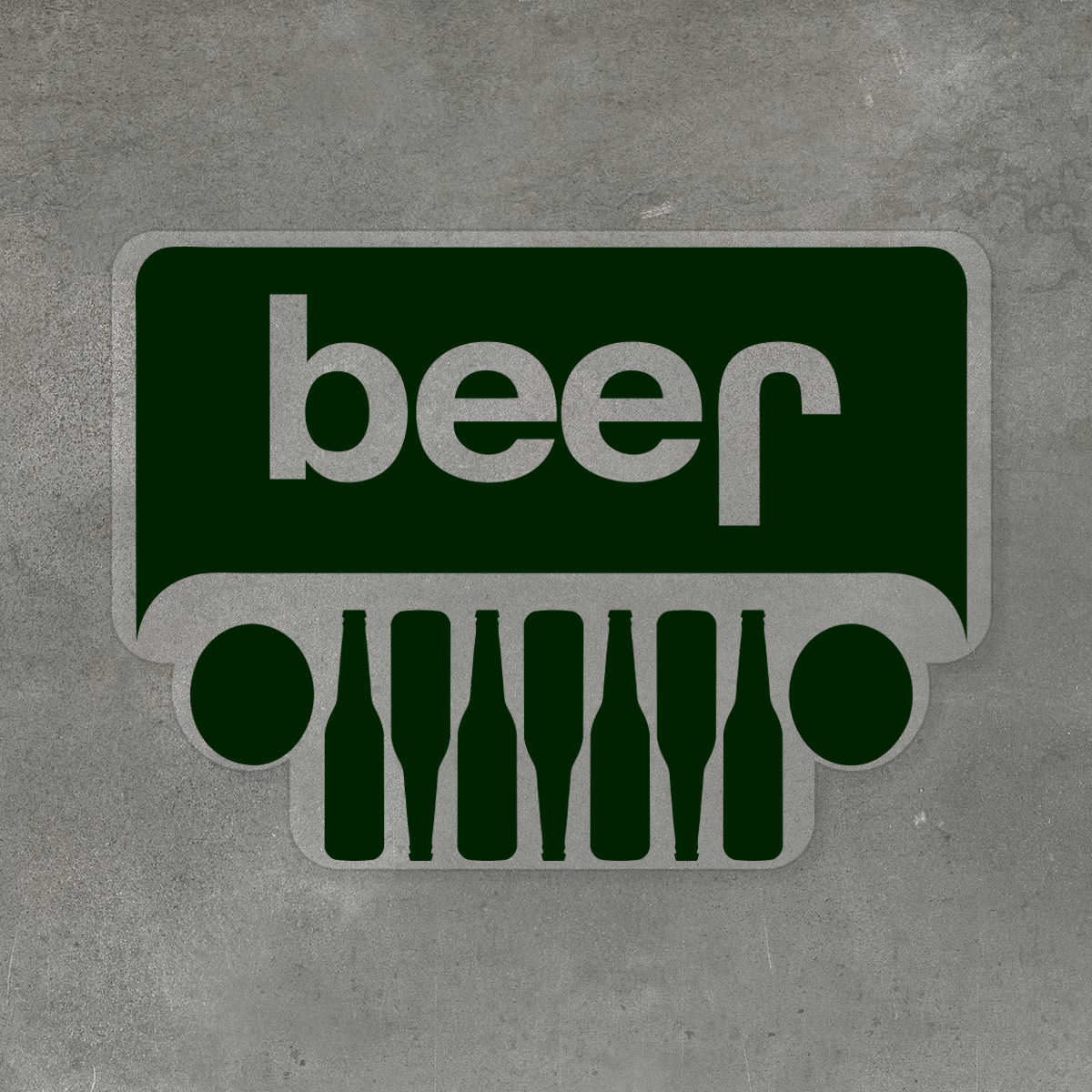 Jeep Beer Sticker