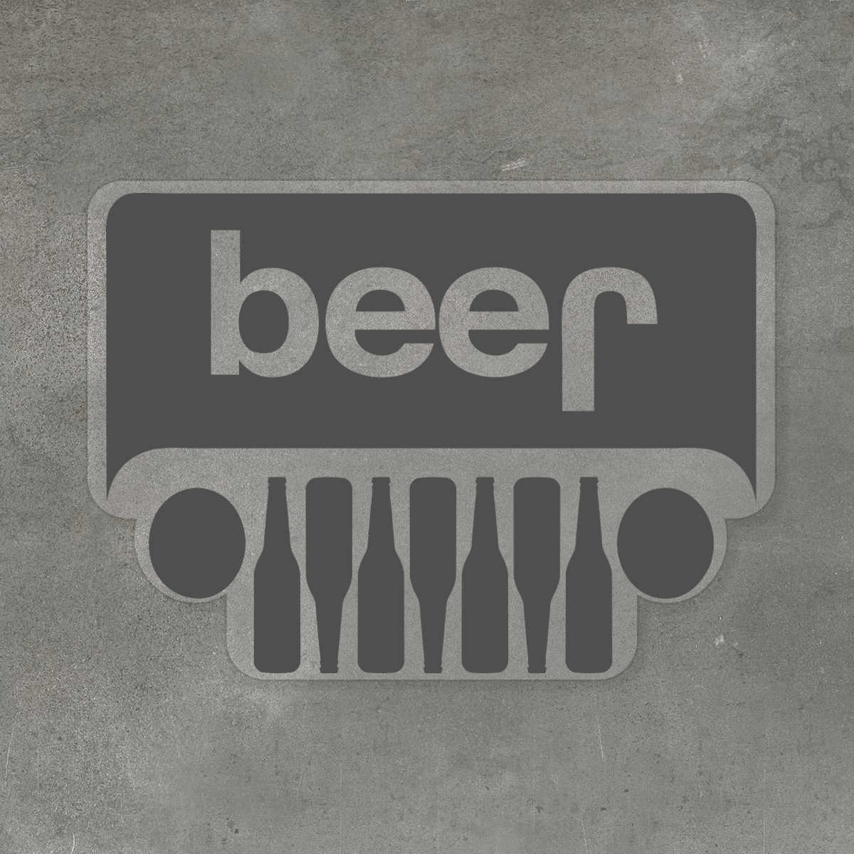 Jeep Beer Sticker