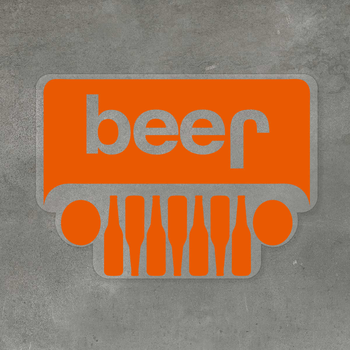 Jeep Beer Sticker