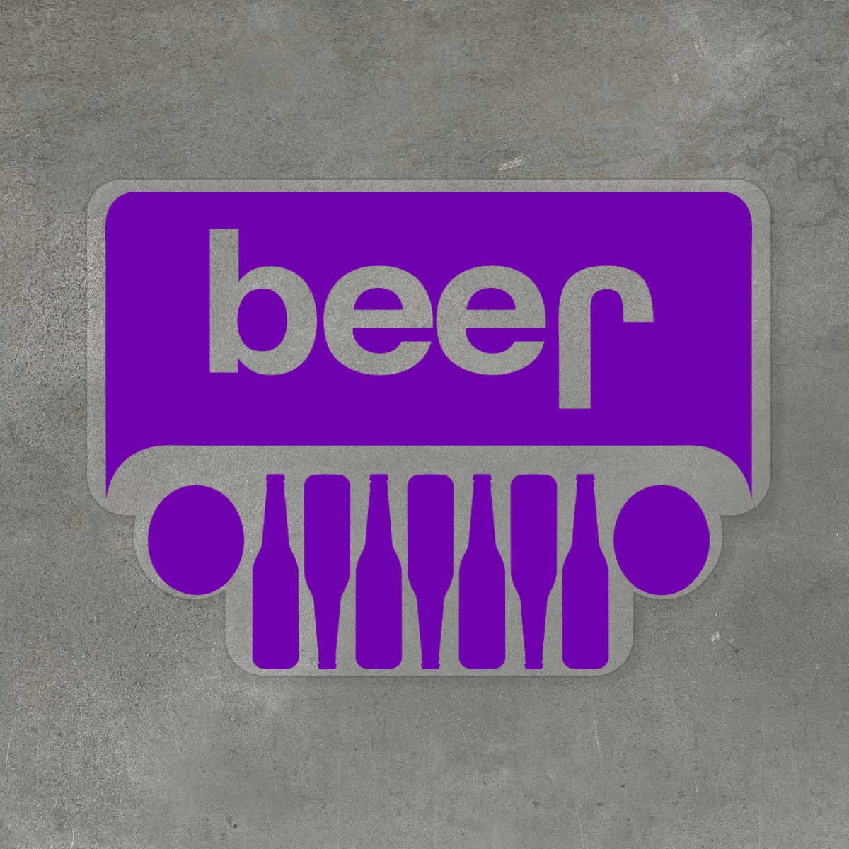 Jeep Beer Sticker