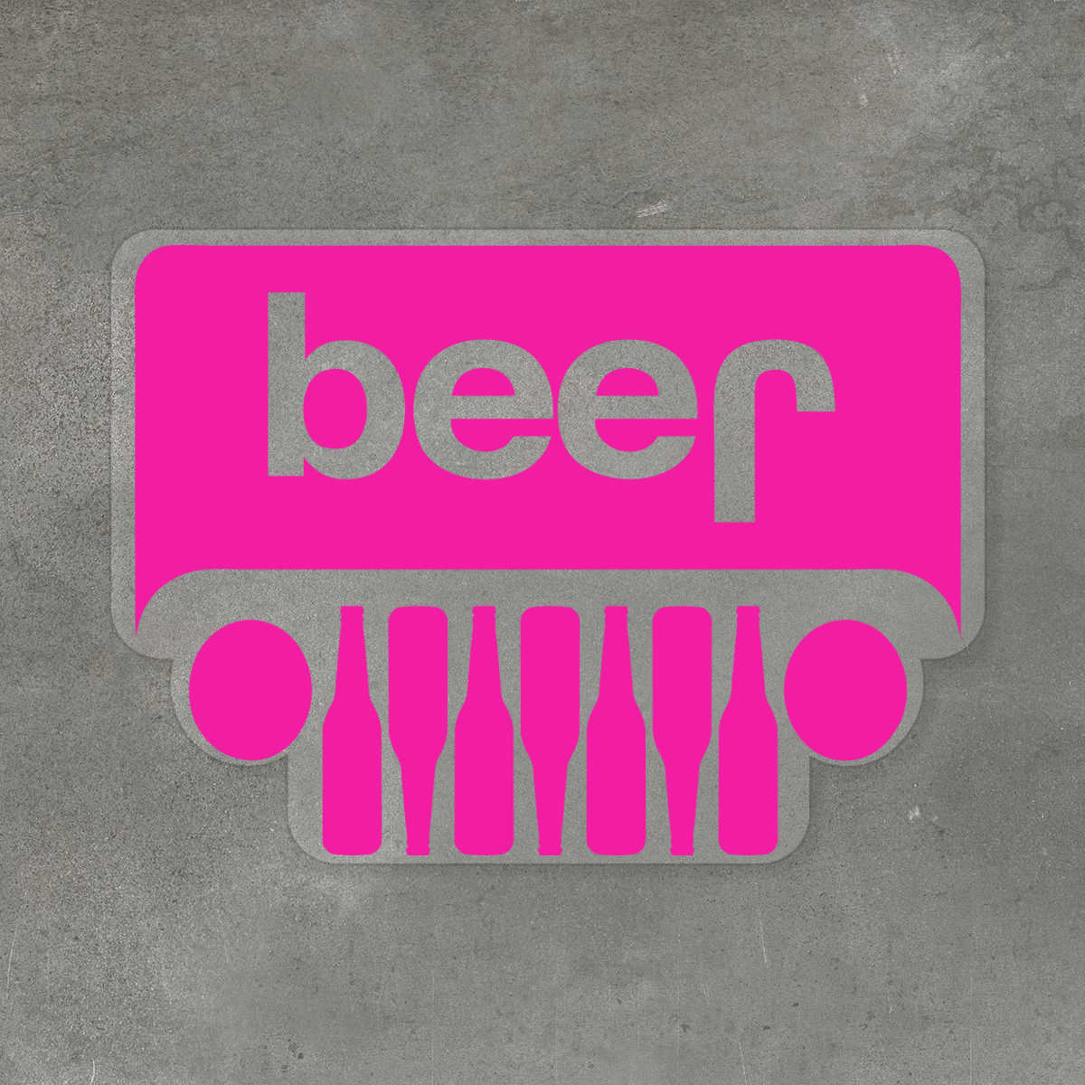 Jeep Beer Sticker