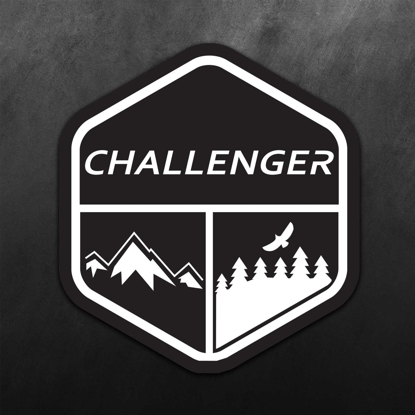 Mountain Adventure Sticker for Challenger
