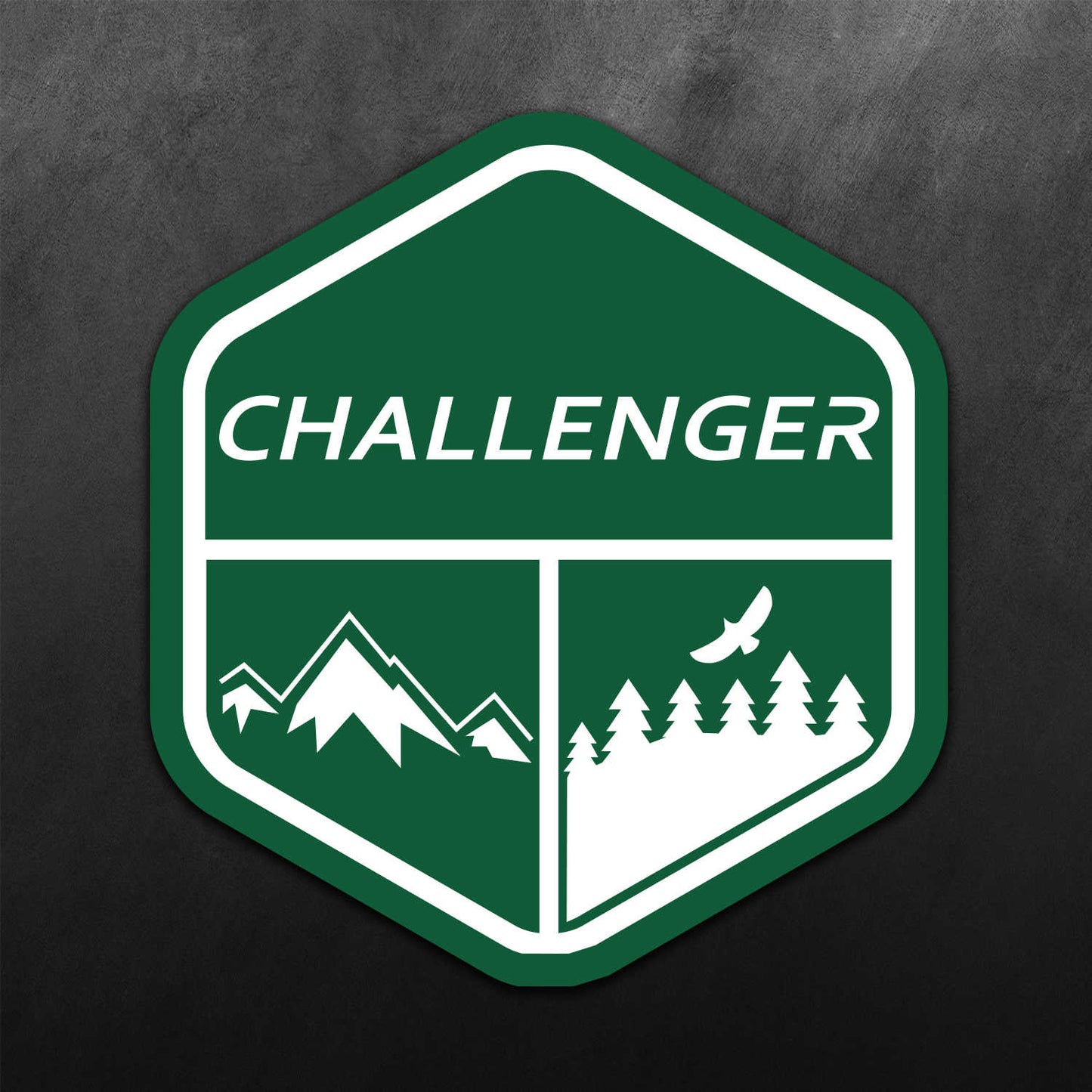 Mountain Adventure Sticker for Challenger