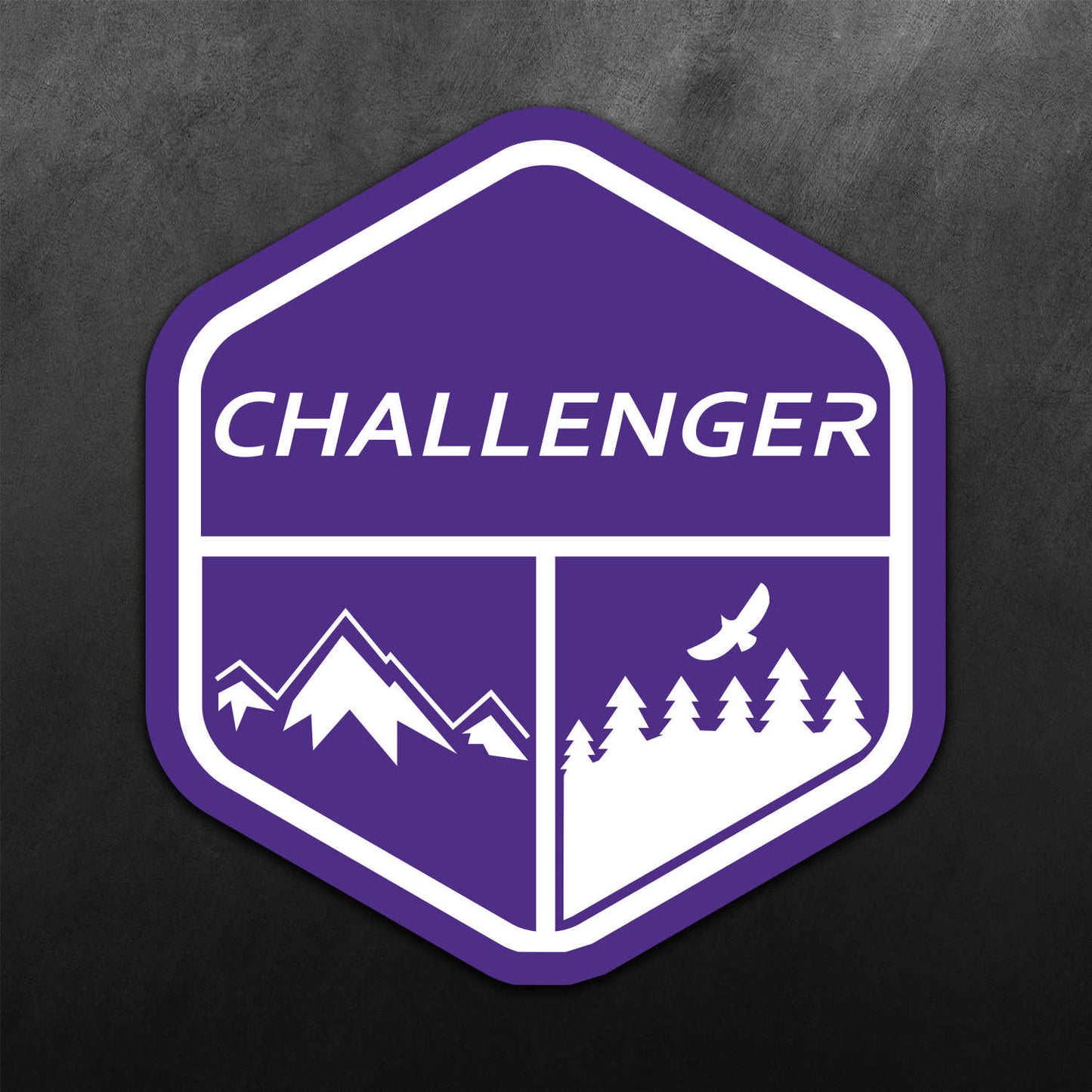 Mountain Adventure Sticker for Challenger