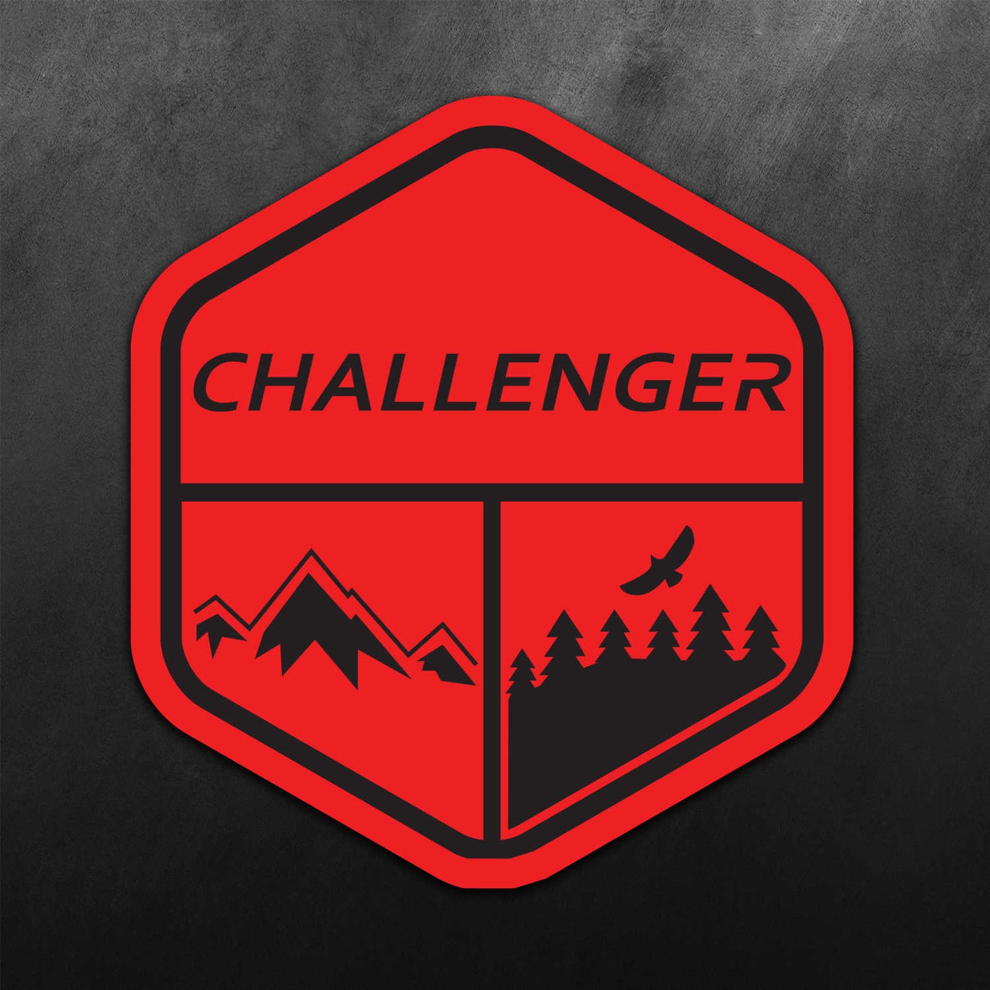 Mountain Adventure Sticker for Challenger