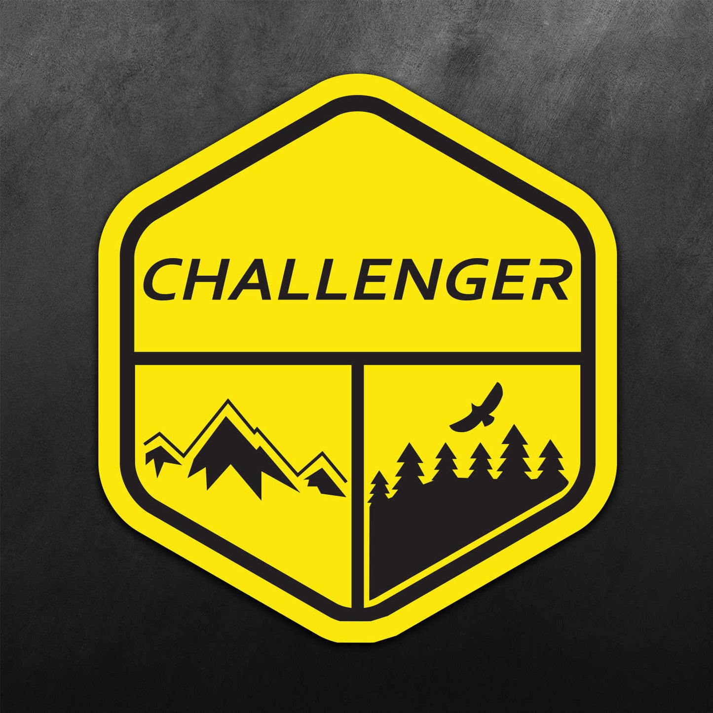Mountain Adventure Sticker for Challenger