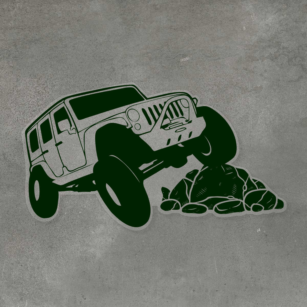 Jeep Rock Sticker