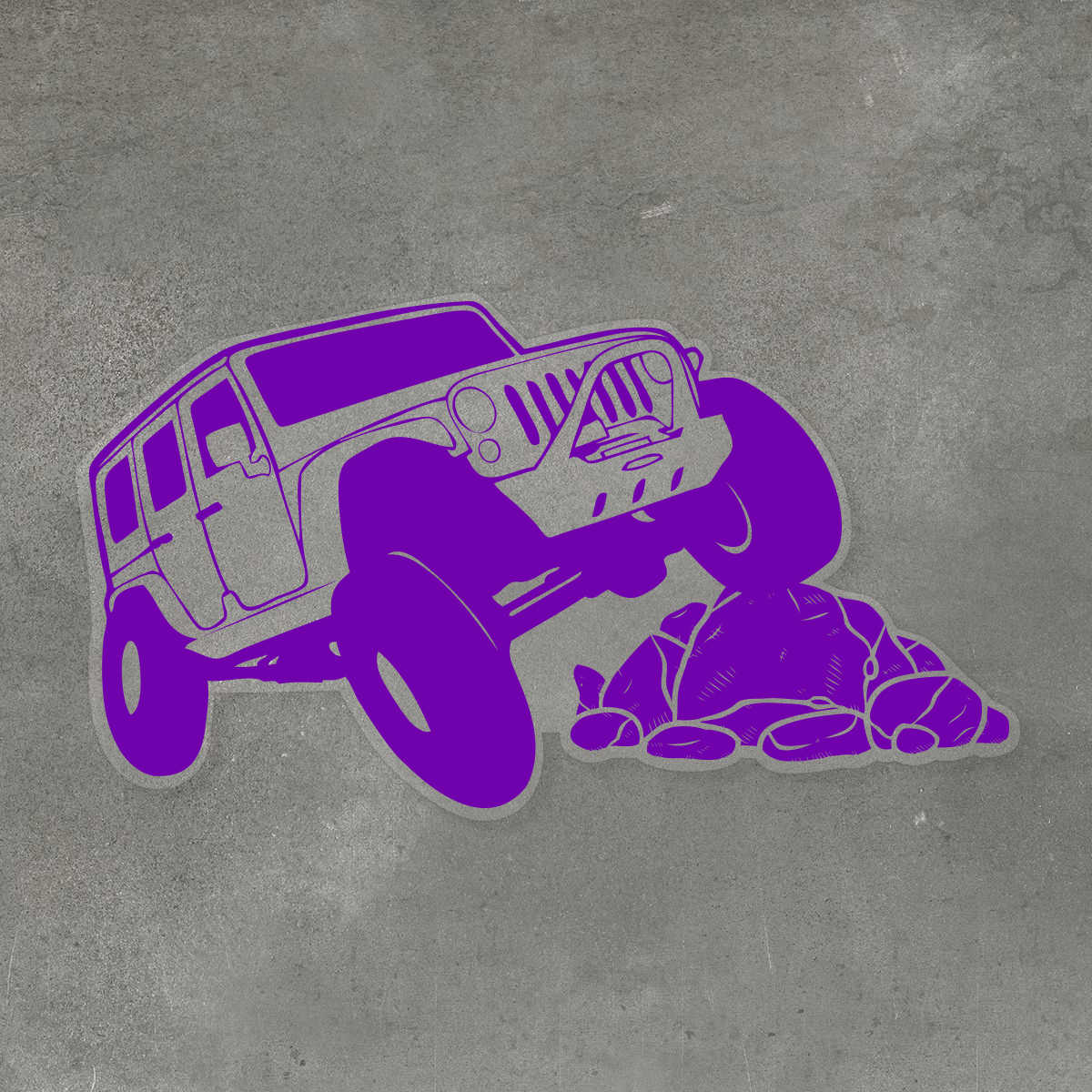 Jeep Rock Sticker
