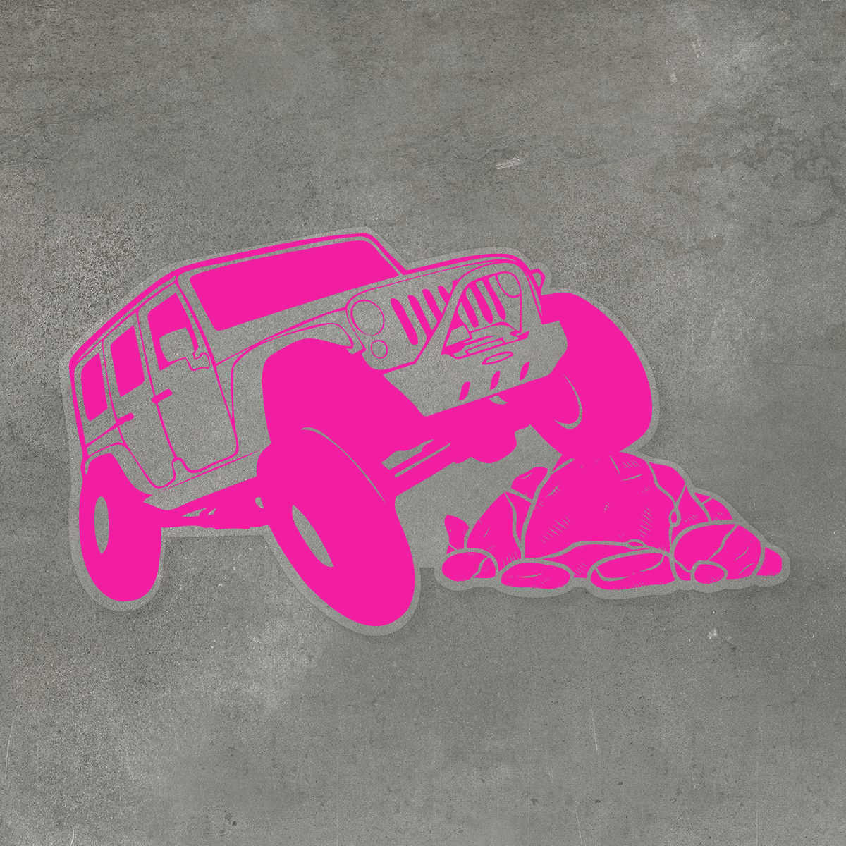 Jeep Rock Sticker