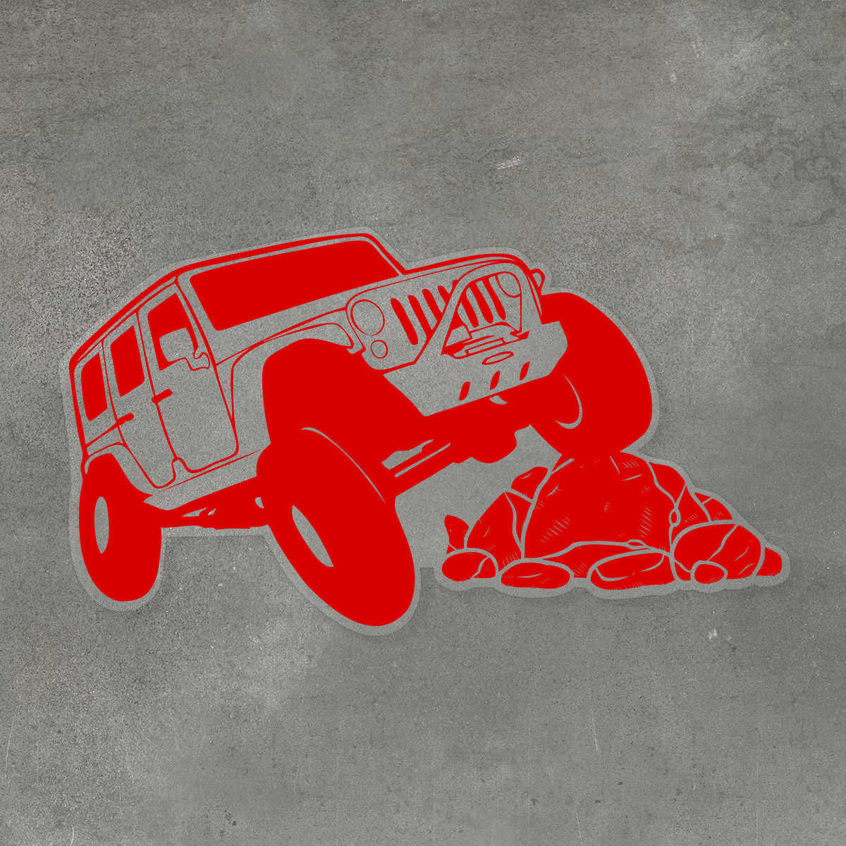 Jeep Rock Sticker