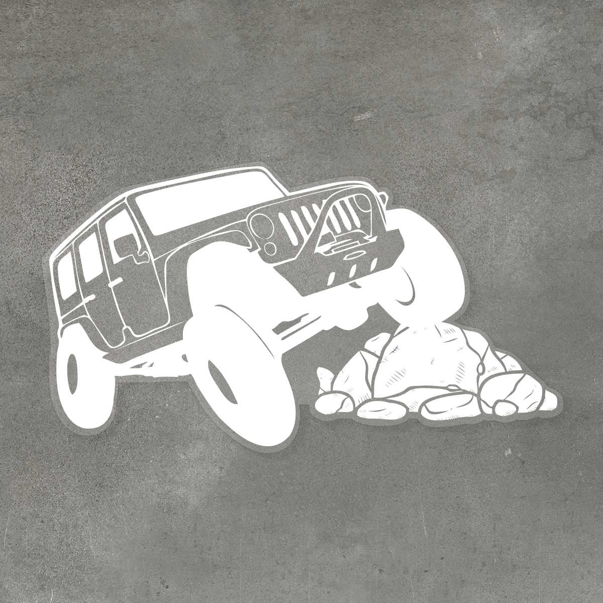Jeep Rock Sticker