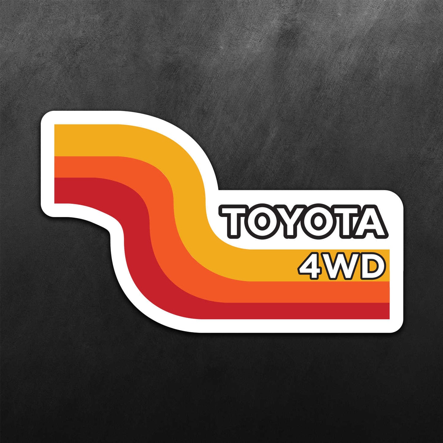 Toyota 4x4 4WD Sticker for Toyota