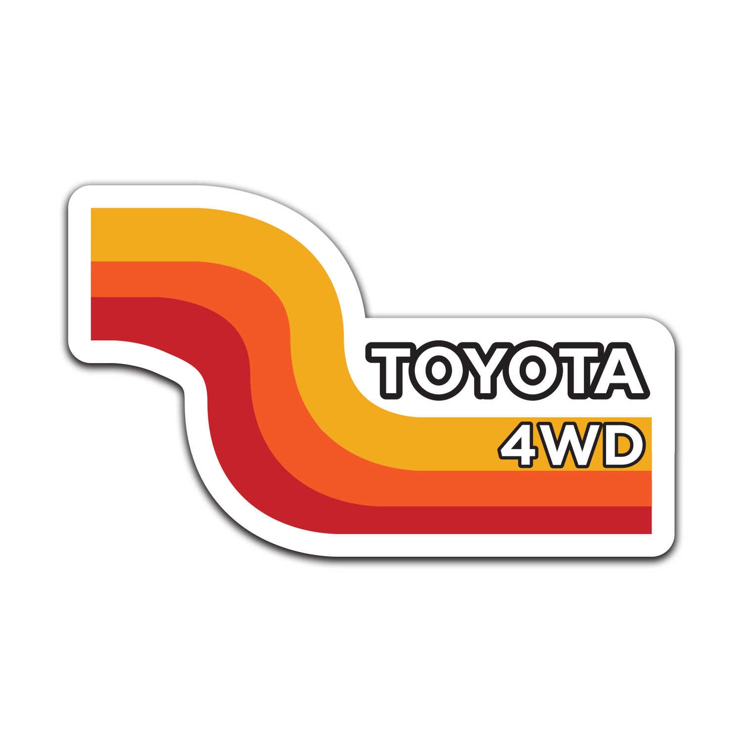 Toyota 4x4 4WD Sticker for Toyota