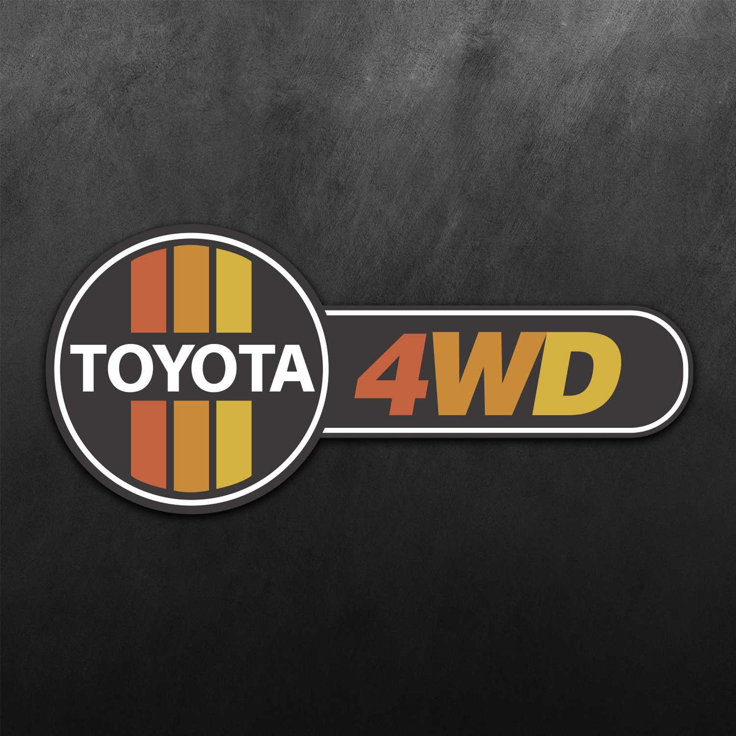 Toyota 4WD Sticker for Toyota