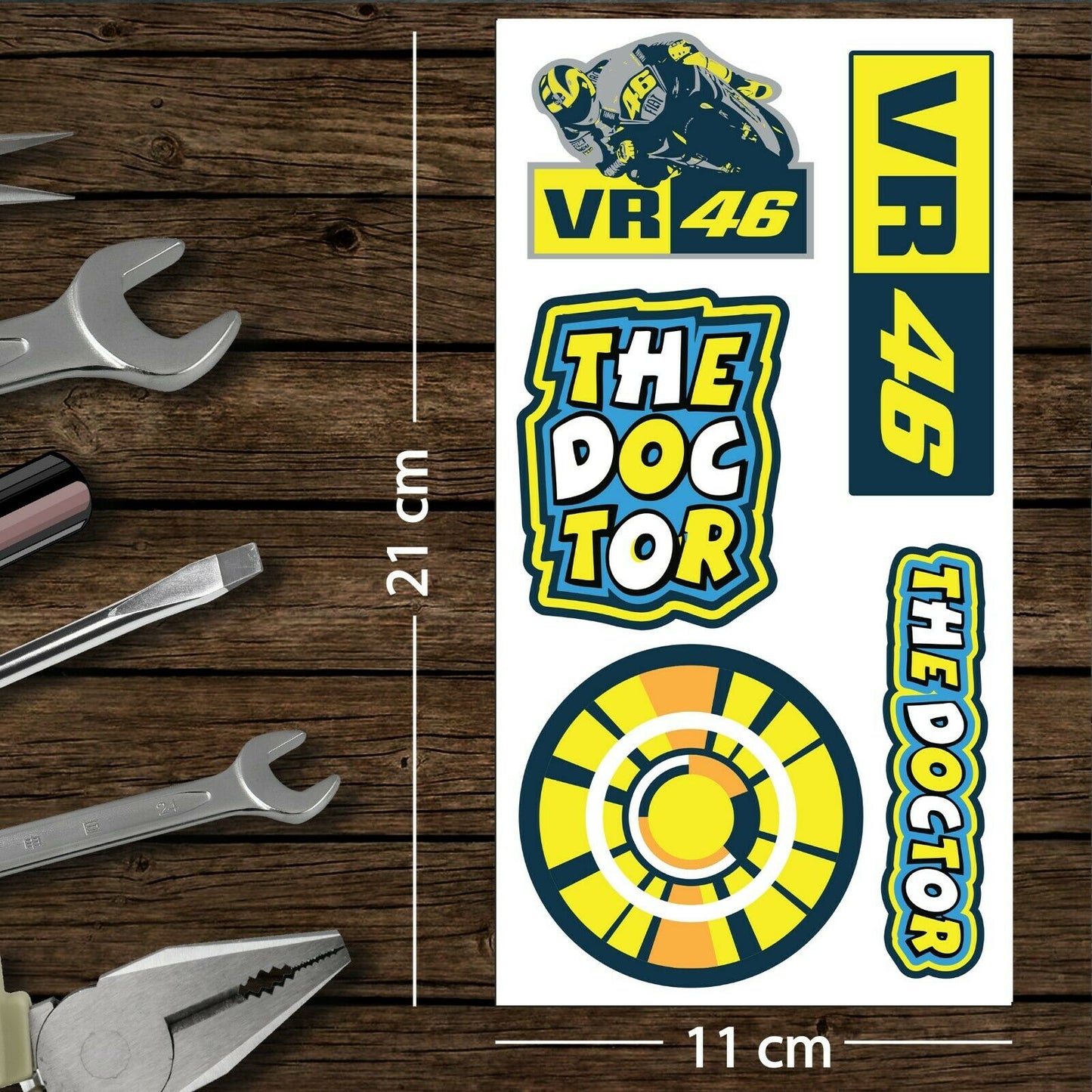 Assorted Motorcycle Bike Stickers Set Pack 23 Racing Decal