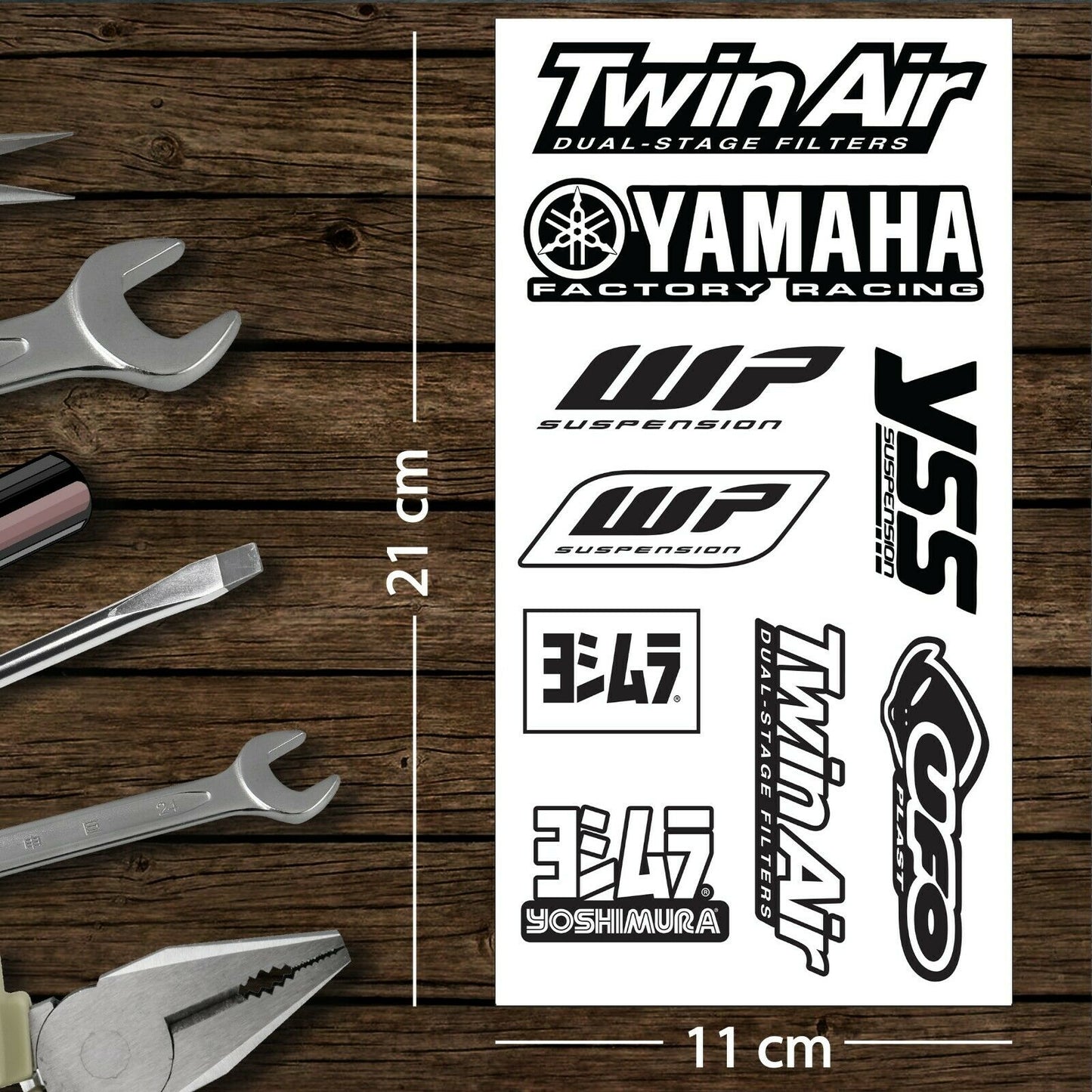 Assorted Motorcycle Bike Stickers Set Pack 29 Racing Decal