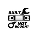 Built Not Bought Sticker-0