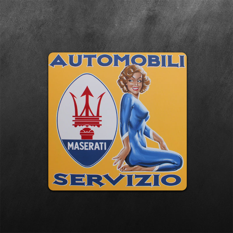 Maserati PinUp Girl Sticker