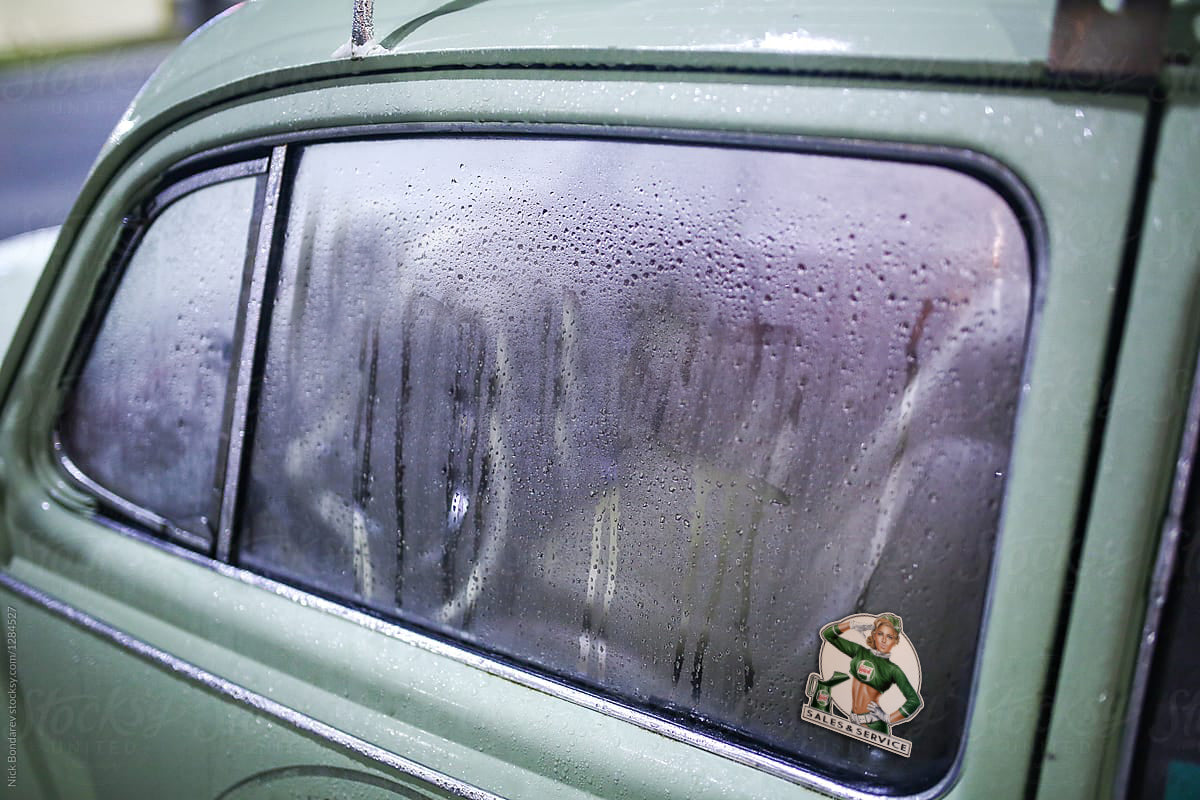 Castrol Oil Pinup Girl and Retro Car Decal Stickers