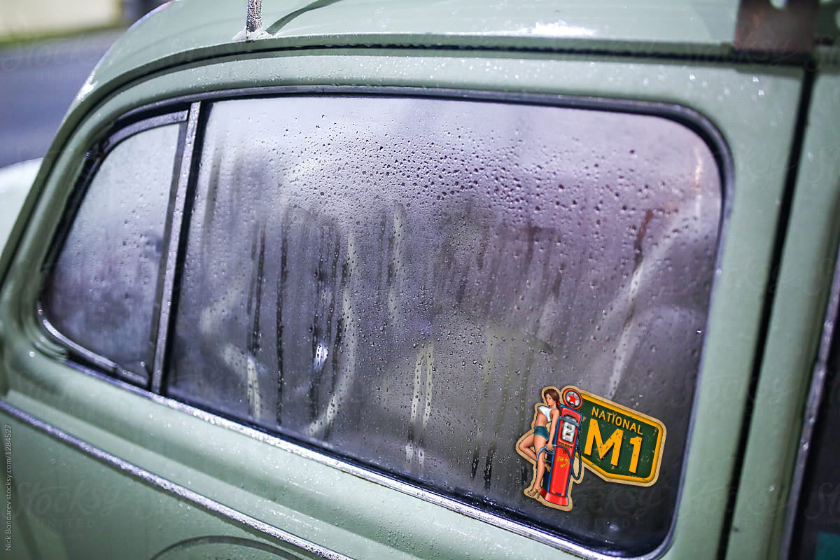 National M1 Princess Hwy PinUp Girl Sticker