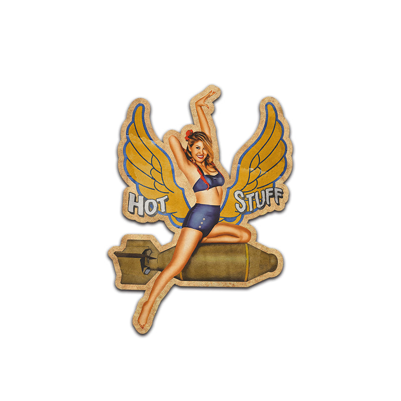 PinUp Girl Sticker Angel Bombshell
