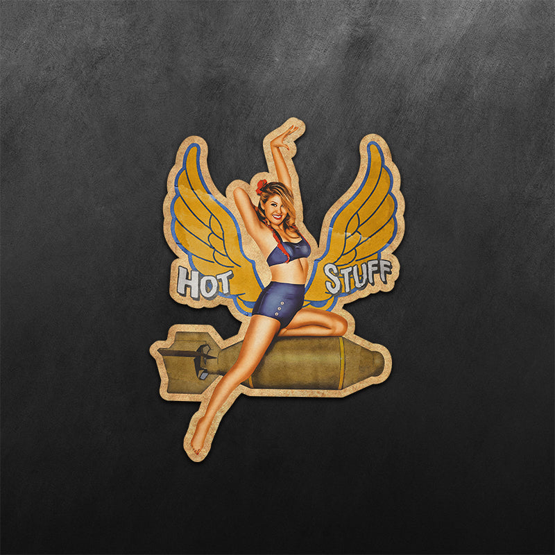 PinUp Girl Sticker Angel Bombshell
