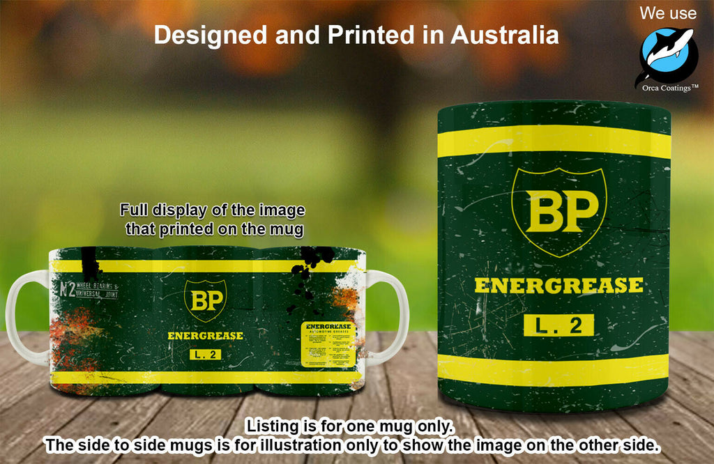 BP Energrease Oil Mug