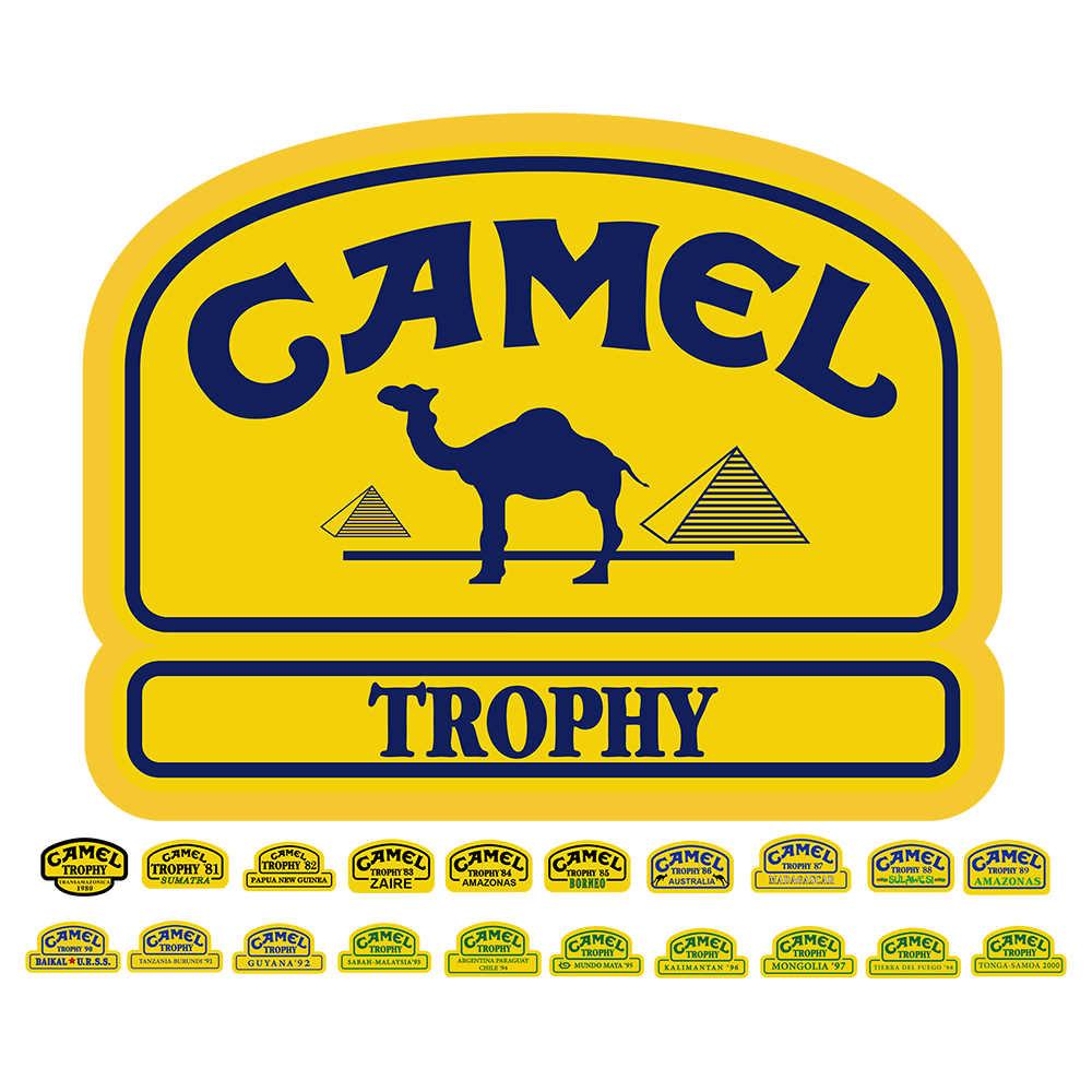 Camel Trophy Stickers 1980 - 2000