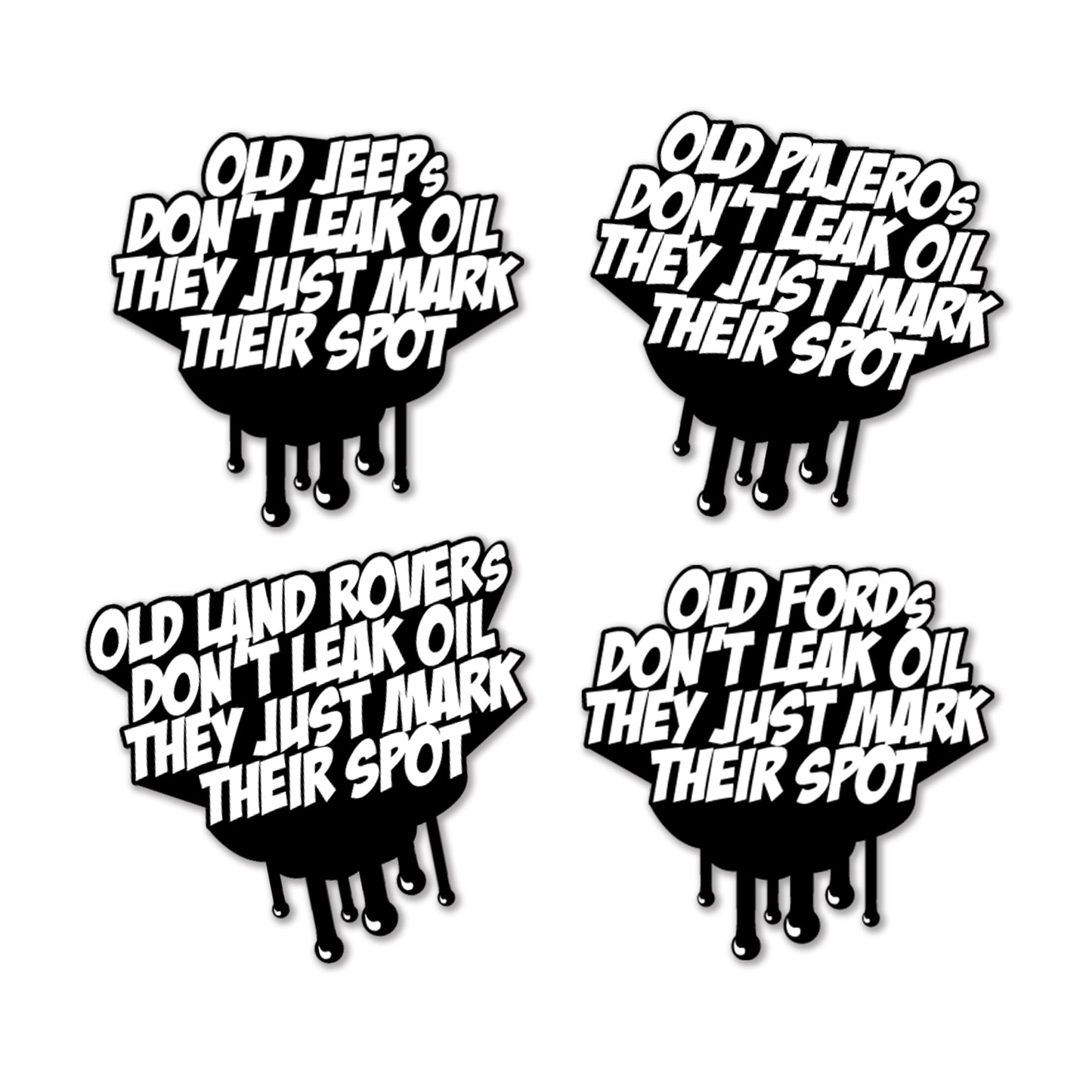 Dont Leak Oil Sticker - Available in many options